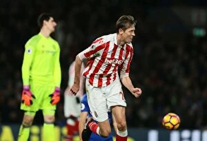 Images Dated 31st December 2016: Dominant Chelsea Secures 4-2 Victory Over Stoke City: Bruno Martins Indi