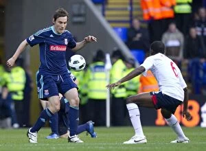 Images Dated 16th October 2010: Dramatic 2-1 Victory for Bolton Wanderers over Stoke City - October 16, 2010