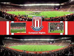 Special Editions Collection: Europa League Framed Panoramic Montage