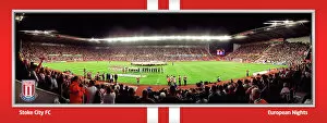 Special Editions Gallery: Europa League Line Up Framed Panoramic