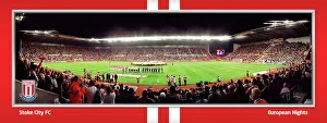 Special Editions Collection: Europa League Line Up Framed Panoramic