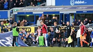 Images Dated 30th March 2013: Everton vs Stoke City Clash at Goodison Park - March 30, 2013