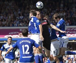 Images Dated 22nd August 2009: Everton vs Stoke City: The Goodison Park Clash - October 4, 2009