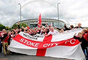 FA Cup final at Wembley between Stoke City v Manchester City.. Picture by: Steve Bould