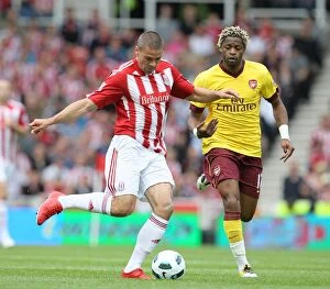 Images Dated 8th May 2011: A Football Rivalry: The Britannia Showdown - Stoke City vs Arsenal (May 8, 2011)