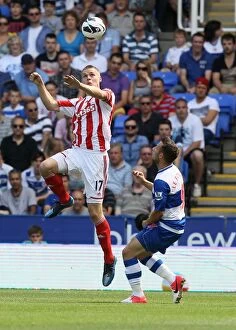 Images Dated 18th August 2012: Football Rivalry Unfolds: Reading vs. Stoke City (18th August 2012)