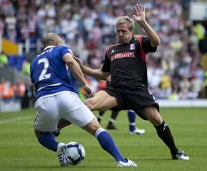 Images Dated 22nd August 2009: The Goodison Park Clash: Everton vs Stoke City - October 4, 2009