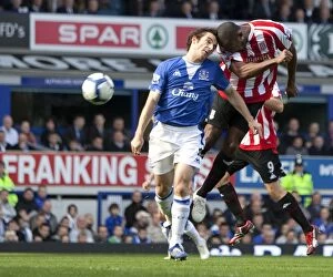 Images Dated 4th October 2009: The Goodison Park Clash: Everton vs Stoke City - October 4, 2009