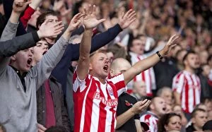 Images Dated 31st October 2009: Halloween Showdown: Stoke City vs. Wolves at the Bet365 Stadium, October 31, 2009