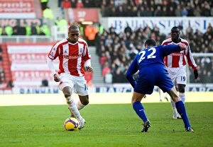 Images Dated 26th December 2008: A Holiday Showdown: Stoke City vs Manchester United (December 26, 2008)