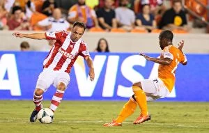 Images Dated 13th August 2013: Houston Dynamo vs. Stoke City: A Soccer Showdown