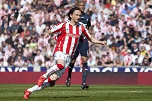 Images Dated 17th April 2010: The Intense April Showdown: Stoke City vs Bolton Wanderers (17.4.2010)