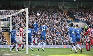 Images Dated 10th March 2012: The Intense Rivalry: Chelsea vs Stoke City - March 10, 2012