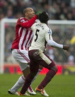 Images Dated 5th February 2011: Intense Rivalry: Stoke City vs Sunderland, February 5, 2011 - Bet365 Stadium