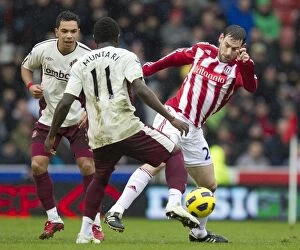 Images Dated 5th February 2011: Intense Rivalry: Stoke City vs. Sunderland, February 5, 2011 - Bet365 Stadium