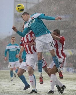 Images Dated 4th February 2012: Intense Rivalry: Stoke City vs Sunderland, February 4, 2012 - Bet365 Stadium