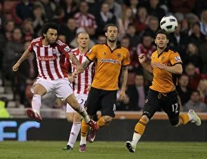 Images Dated 26th April 2011: The Intense Rivalry: Stoke City vs. Wolverhampton Wanderers (April 2011)