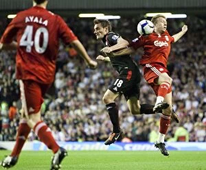 Images Dated 19th August 2009: Liverpool vs Stoke City: Clash at Anfield - August 19, 2009