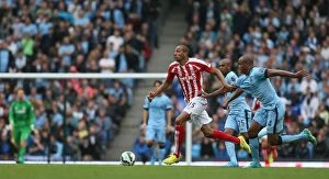 Manchester City v Stoke City Collection: Manchester City vs Stoke City: Clash at the Etihad - August 30, 2014