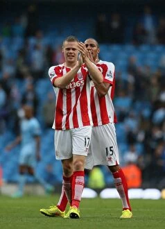 Manchester City v Stoke City Collection: Manchester City vs Stoke City: Clash at the Etihad - August 30, 2014