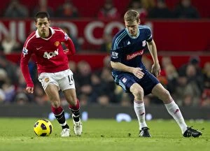 Images Dated 4th January 2011: Manchester United vs Stoke City: Clash at Old Trafford - January 4, 2011