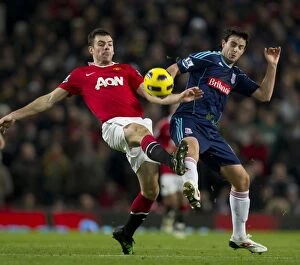 Images Dated 4th January 2011: Manchester United vs Stoke City: Clash at Old Trafford - January 4, 2011