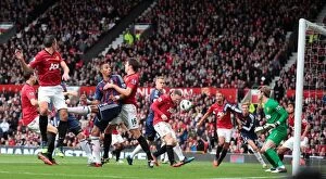 Manchester Utd v Stoke City Collection: Manchester United's Triumph: 4-2 Over Stoke City at Old Trafford