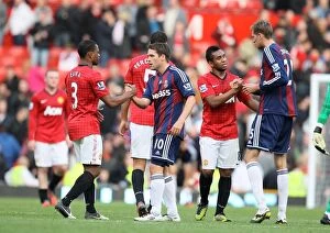 Manchester Utd v Stoke City Collection: Manchester United's Triumph: 4-2 Victory Over Stoke City at Old Trafford