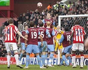 Images Dated 13th March 2010: March 13, 2010: Clash of the Midland Rivals - Stoke City vs Aston Villa
