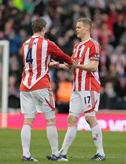 Images Dated 3rd March 2012: March 3, 2012: Stoke City vs Norwich City Clash at Bet365 Stadium