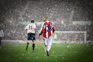 Images Dated 4th March 2009: March 4, 2009: Clash at the Britannia - Stoke City vs Bolton Wanderers
