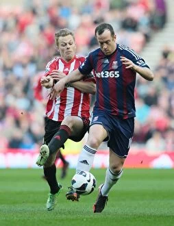 Images Dated 6th May 2013: May 6, 2013: Sunderland vs Stoke City - The Showdown at Stadium of Light