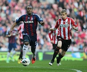 Sunderland v Stoke City Collection: The May 6 Showdown: Sunderland vs Stoke City - Battle for Premier League Survival (2013)