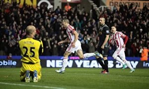 Images Dated 26th December 2012: A Merry Christmas Battle: Stoke City vs Liverpool (December 26, 2012)