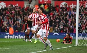 Images Dated 26th December 2015: A Merry Christmas Battle: Stoke City vs Manchester United (December 26, 2015)