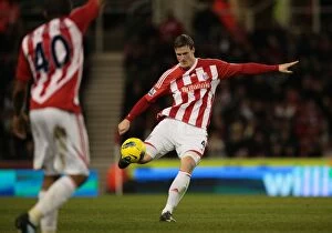 Images Dated 26th December 2011: A Merry Christmas Rivalry: Stoke City vs Aston Villa, December 26, 2011