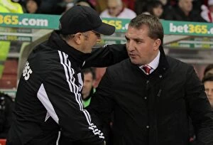 Images Dated 26th December 2012: A Merry Football Rivalry: Stoke City vs Liverpool (December 26, 2012)