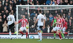 Images Dated 28th January 2012: Midland Rivalry Clash: Derby County vs Stoke City - January 28, 2012