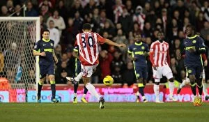Images Dated 31st December 2011: New Year's Eve Clash: Battle at the Bet365 - Stoke City vs Wigan Athletic (December 31, 2011)