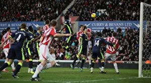 Images Dated 31st December 2011: New Year's Eve Clash at the Bet365 Stadium: Stoke City vs Wigan Athletic