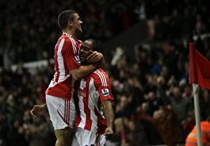 Images Dated 31st December 2011: New Year's Eve Clash: Stoke City vs Wigan Athletic at the Bet365 Stadium