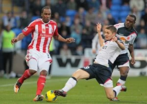 Images Dated 6th November 2011: November 6, 2011: A Football Rivalry Unfolds - Stoke City vs. Bolton Wanderers
