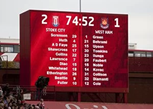 Images Dated 17th October 2009: October Showdown: Stoke City vs. West Ham United (17th, 2009)