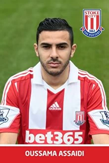 2013-14 Headshots Collection: Oussama Assaidi: Stoke City FC 2013-14 Headshot