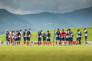Mark Hughes Collection: Pre-season Training