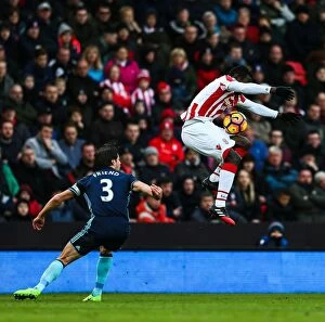 Images Dated 4th March 2017: Premier League Showdown: Stoke City vs Middlesbrough at the bet365 Stadium - 4th March 2017