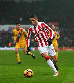 Images Dated 11th February 2017: Premier League Showdown: Stoke City vs Crystal Palace (11 February 2017) - Bet365 Stadium