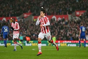 Images Dated 17th December 2016: Premier League Showdown: Stoke City vs Leicester City at bet365 Stadium - December 17, 2016