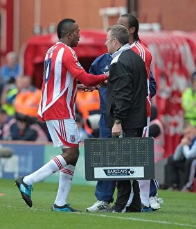 Images Dated 13th May 2012: The Premier Showdown: A Dramatic Season-Ender - Stoke City vs. Bolton Wanderers at Britannia Stadium