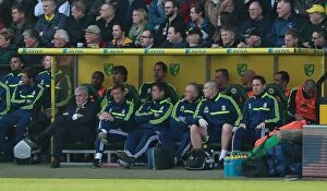 Images Dated 12th March 2014: Saturday 8th March 2014: Norwich City vs Stoke City - The Carrow Road Clash